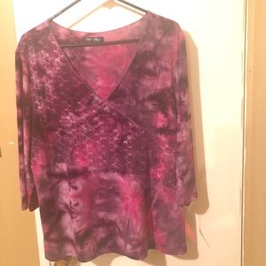 💜Only Nine Woman Brand Dressy Long Sleeve Blouse